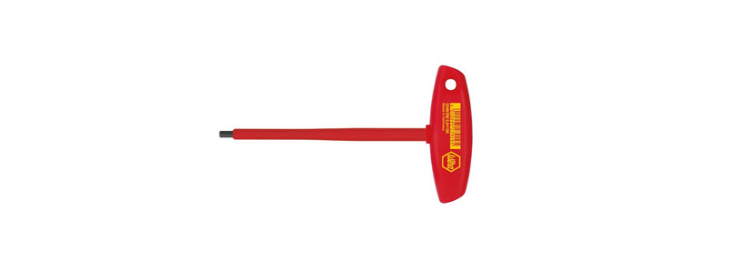 Wiha VDE T-handle hex screwdriver.