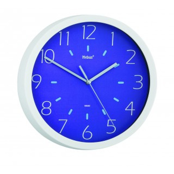 Mebus 17878 Quartz wall clock Circle Purple,White wall clock