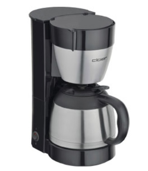 Cloer 5009 Drip coffee maker Black,Stainless steel coffee maker