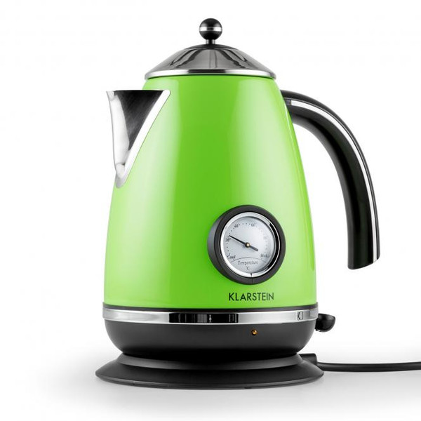 Klarstein 10028005 1.7L Green 2200W electrical kettle