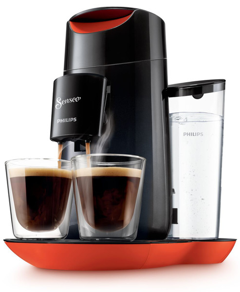 Senseo Twist HD7870/31 Отдельностоящий Автоматическая Капсульная кофеварка 1л 6чашек Черный, Красный кофеварка