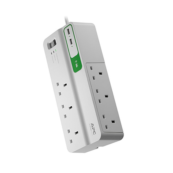 APC PM6U-UK 6AC outlet(s) 230V 2m White surge protector