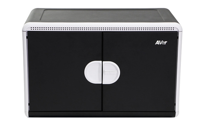 AVer Information B12i Portable device management cabinet Black,White