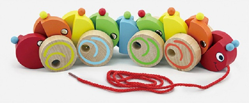 New Classic Toys 8266 Holz Mehrfarben Schiebe- & Ziehspielzeug