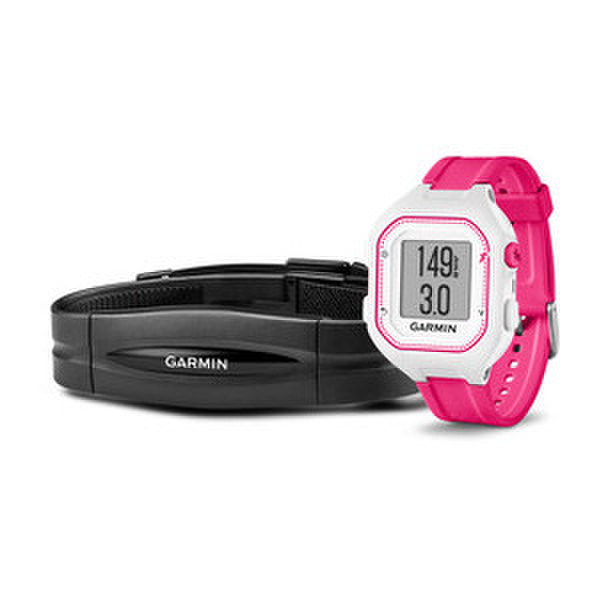 Garmin Forerunner 25 Pink,White sport watch