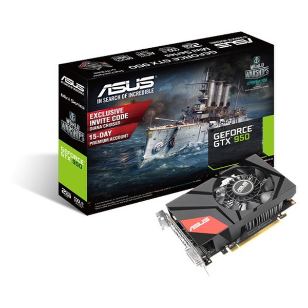 ASUS GTX950-M-2GD5 GeForce GTX 950 2ГБ