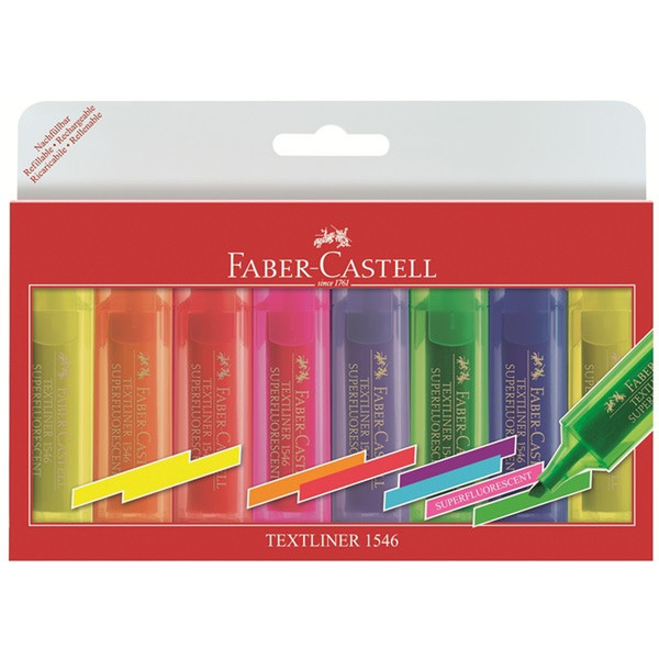 Faber-Castell TEXTLINER Мульти 8шт маркер