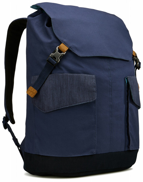 Case Logic LODP115DBL Kanvas, Baumwolle Blau Rucksack