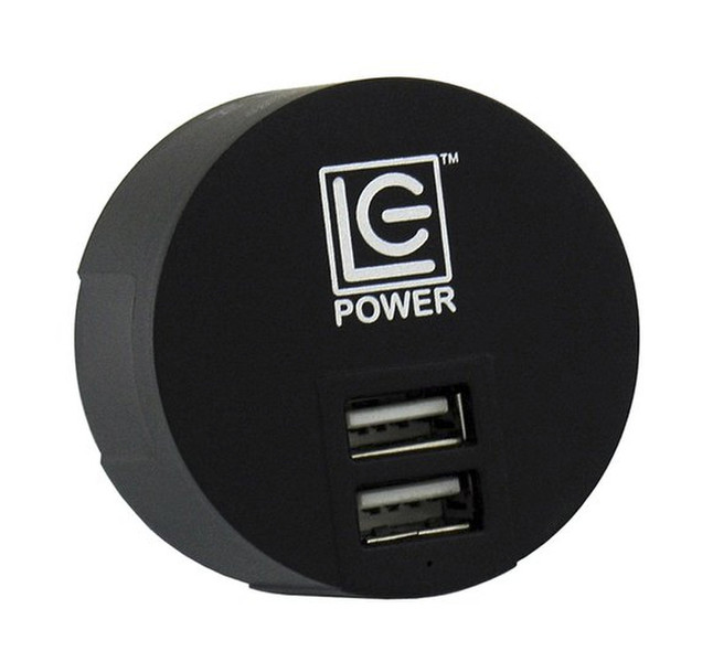 LC-Power LC-CH-USB-WS Для помещений Черный зарядное для мобильных устройств