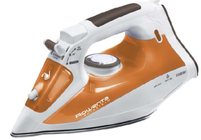 Rowenta DW 4016 Steam iron Stainless Steel soleplate 2300W Orange,White iron