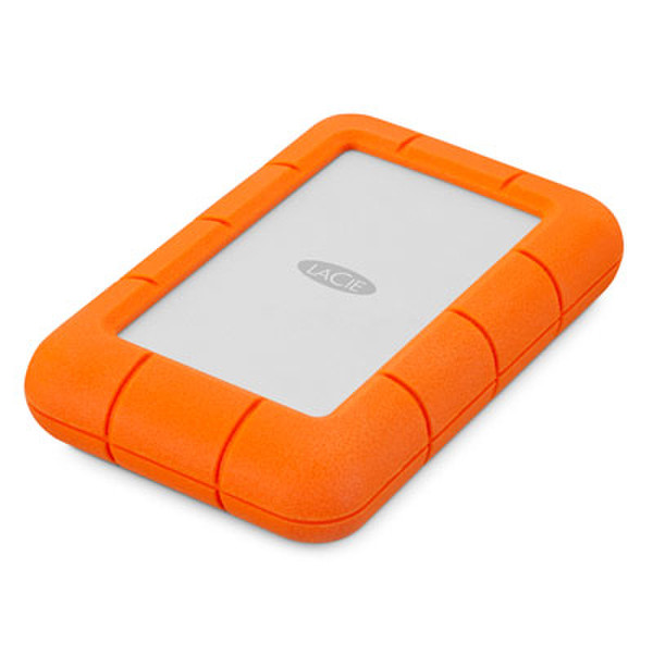 LaCie Rugged Mini Micro-USB B 3.0 (3.1 Gen 1) 1000ГБ Оранжевый, Cеребряный