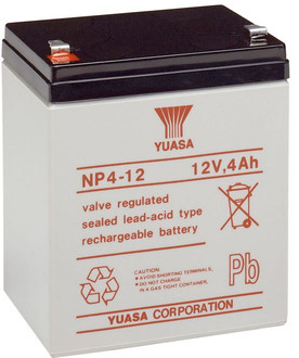2-Power 12 V, 4 Ah Sealed Lead Acid (VRLA) 4Ah 12V UPS battery
