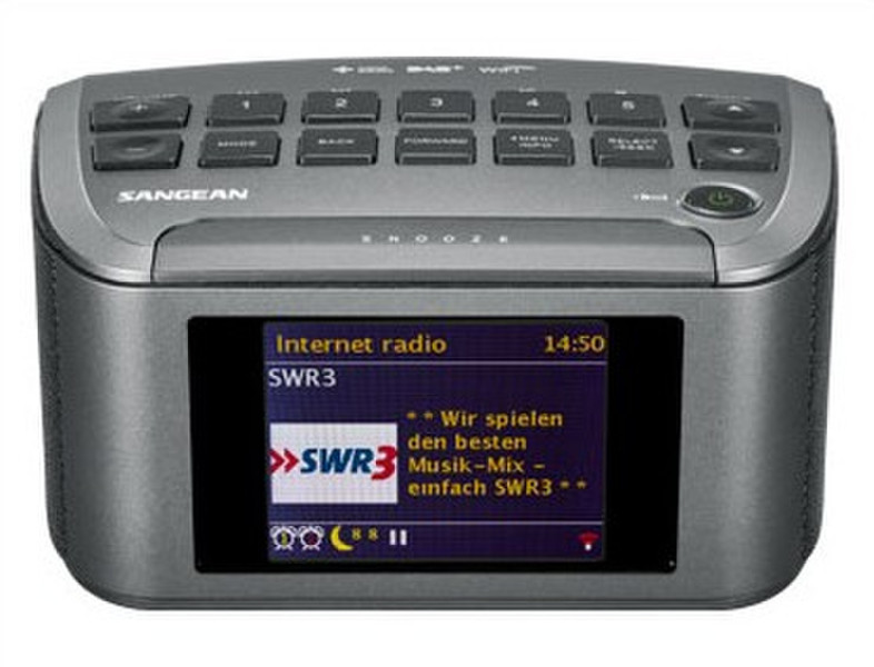 Sangean RCR-11WF Портативный Цифровой Серый радиоприемник
