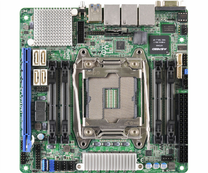 Asrock EPC612D4I Intel C612 Socket R (LGA 2011) Mini ITX материнская плата для сервера/рабочей станции
