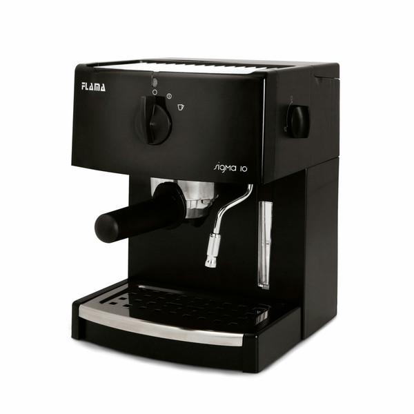 Flama 1226FL freestanding Espresso machine 1.5L 2cups Black coffee maker