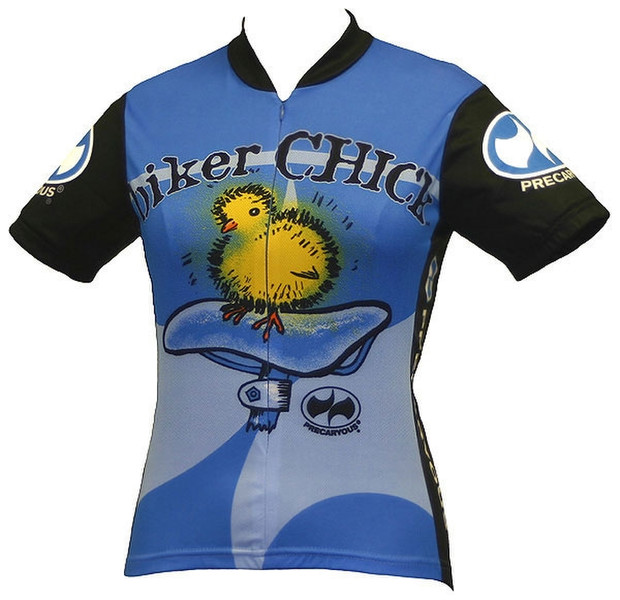 World Jerseys Biker Chick Футболка м Полиэстер Разноцветный