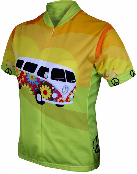 World Jerseys Hippy Van T-shirt M Polyester Multicolour