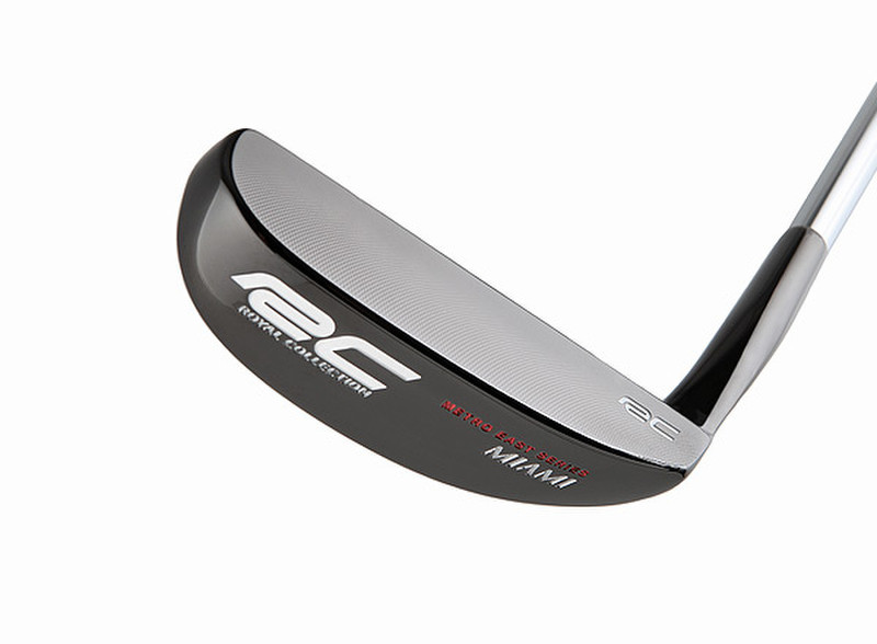 Royal Collection Metro East Miami Traditional blade putter Right-handed 864mm Black golf club