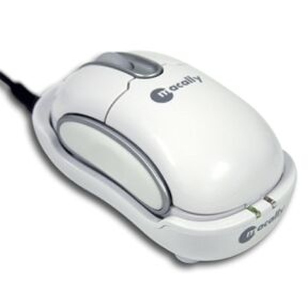 Macally Bluetooth Optical Micro Mouse w. USB charger Bluetooth Оптический Серый компьютерная мышь