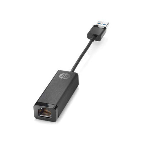 HP USB to Gigabit LAN Adapter USB-C RJ-45 Schwarz
