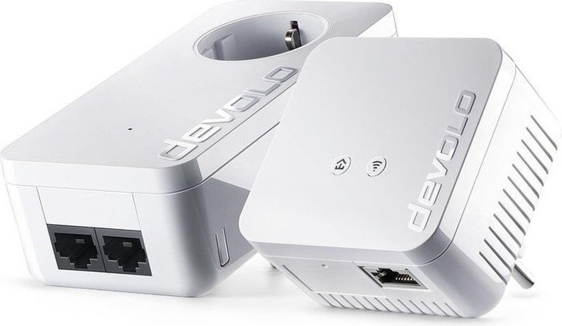Devolo dLAN 550 WiFi 500Мбит/с Подключение Ethernet Wi-Fi Белый 2шт PowerLine network adapter
