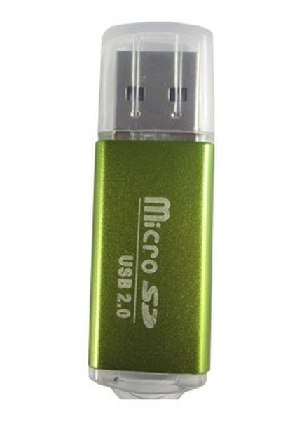 Data Components Lector USB 2.0 USB 2.0 Зеленый устройство для чтения карт флэш-памяти