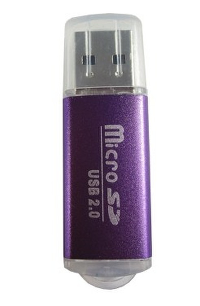 Data Components Lector USB 2.0 USB 2.0 Purple card reader