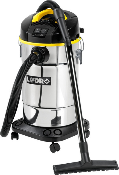 Lavorwash TRENTA XE Drum vacuum cleaner 1600W Black,Stainless steel,Yellow