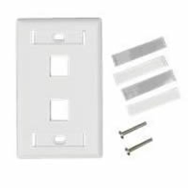 Belden AX102655 White switch plate/outlet cover