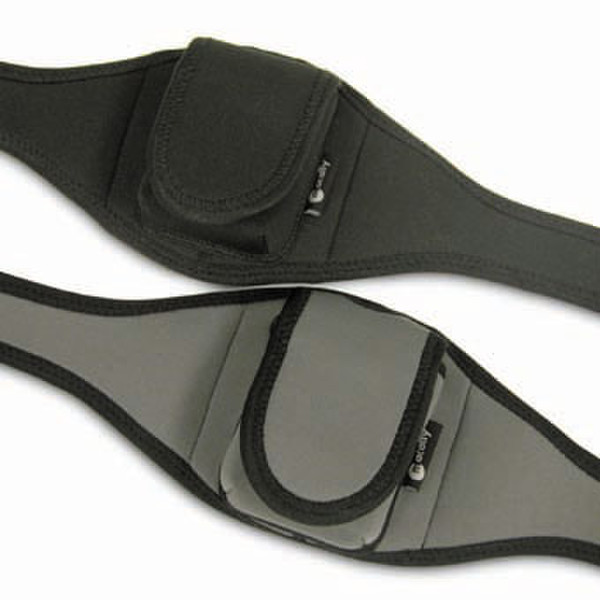Macally iPod waistband carrying case - grey/black Черный, Серый
