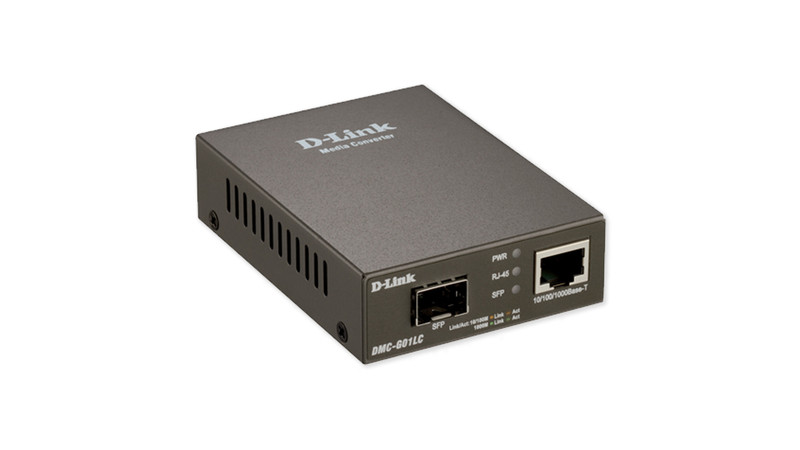 D-Link DMC-G01LC 1000Мбит/с Серый сетевой медиа конвертор