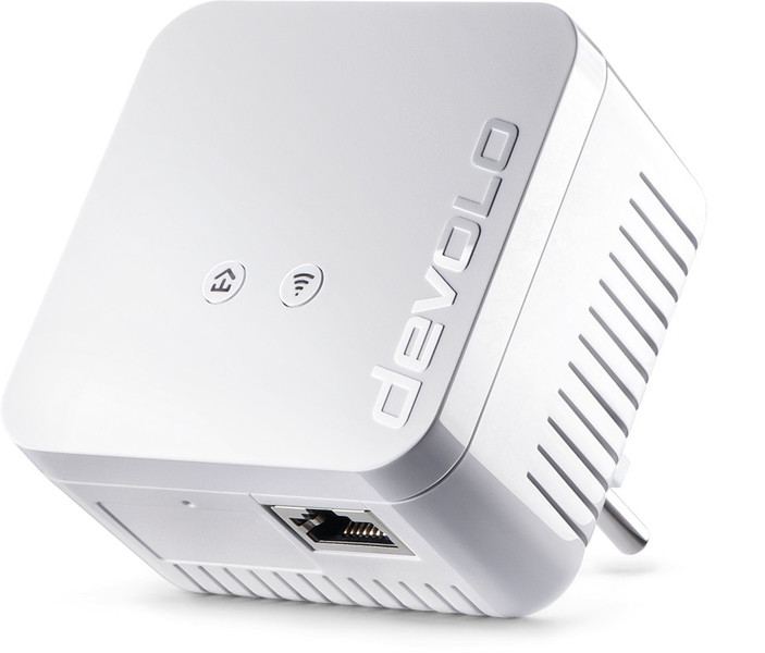 Devolo dLAN 550 WiFi 1200Mbit/s Eingebauter Ethernet-Anschluss WLAN Weiß 1Stück(e) PowerLine Netzwerkadapter