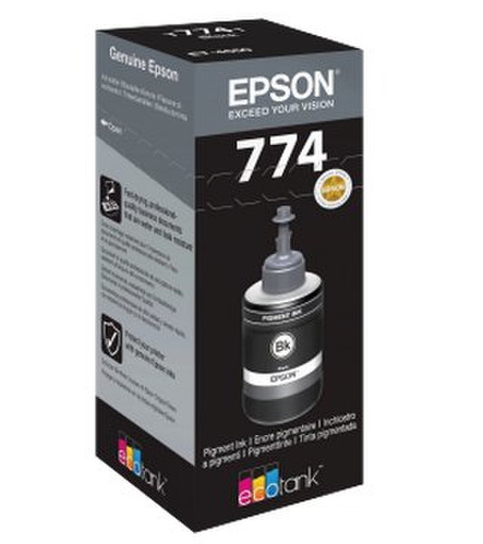 Epson T7741 Pigment Black ink bottle 140ml чернила