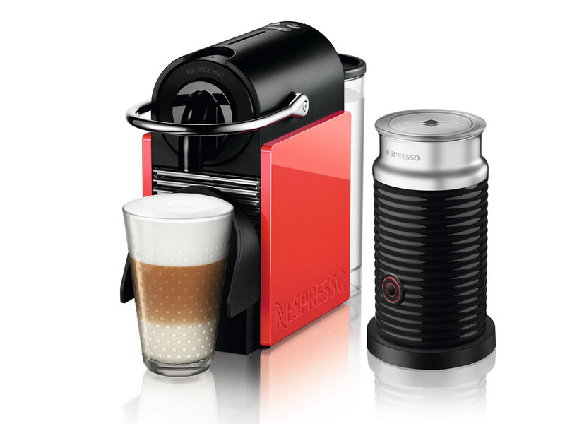 DeLonghi EN 126.AE Отдельностоящий Автоматическая Капсульная кофеварка 0.7л Белый, Коралловый кофеварка