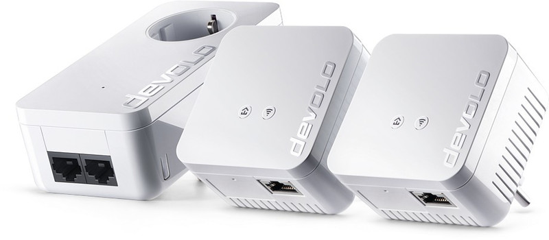 Devolo dLAN 550 WiFi Network Kit Powerline NL Ethernet LAN Wi-Fi White 3pc(s) PowerLine network adapter