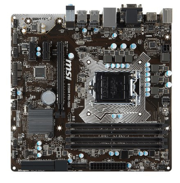 MSI B150M PRO-VDH Intel B150 LGA 1151 (Socket H4) Микро ATX материнская плата