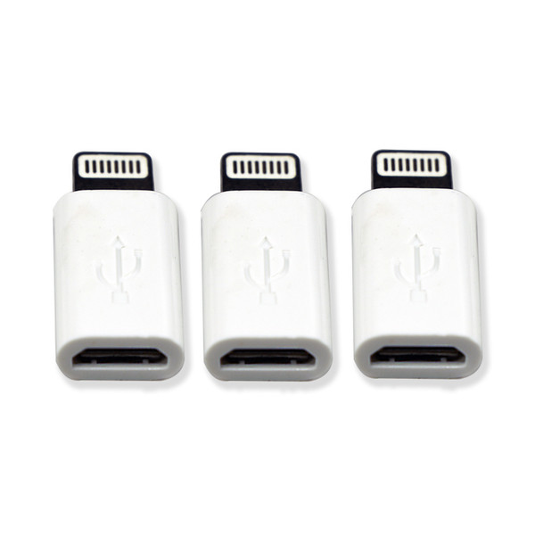 VisionTek 900816 Lightning Micro USB Белый кабельный разъем/переходник