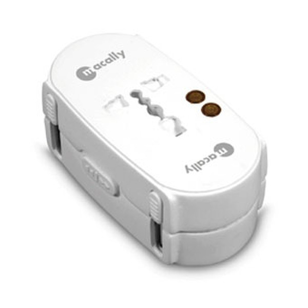 Macally Universal powerplug adaptor Weiß Netzteil & Spannungsumwandler