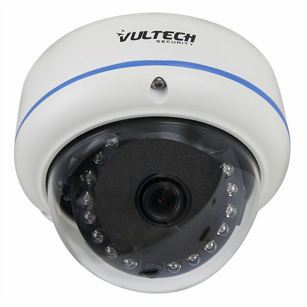 Vultech Security CM-DM72IP-POE IP security camera Indoor & outdoor Dome White security camera