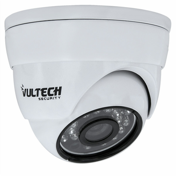 Vultech Security CM-DM80CM-B CCTV security camera В помещении и на открытом воздухе Dome Белый камера видеонаблюдения