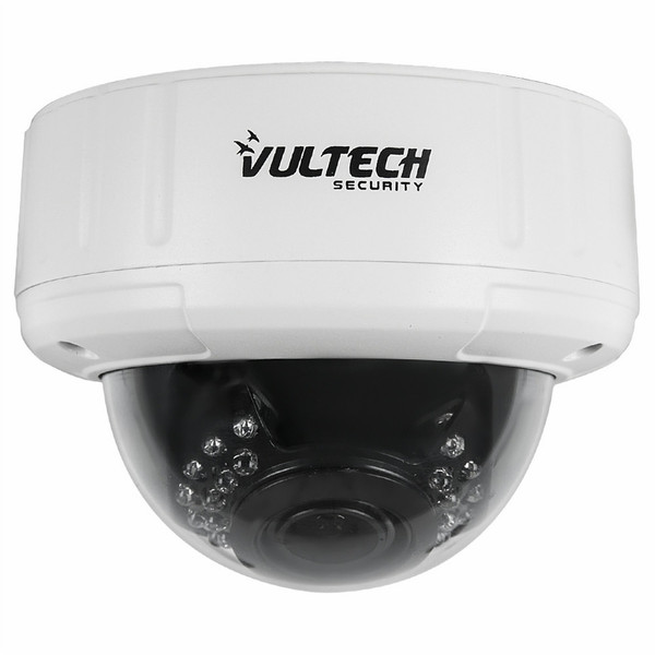 Vultech Security CM-DM72IPV-POE IP security camera Indoor & outdoor Dome White security camera