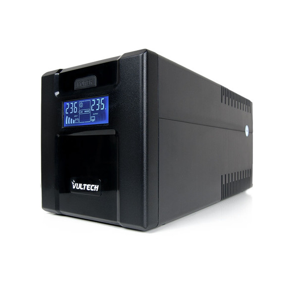 Vultech GS-1500VA PRO 1500VA 5AC outlet(s) Compact Black uninterruptible power supply (UPS)