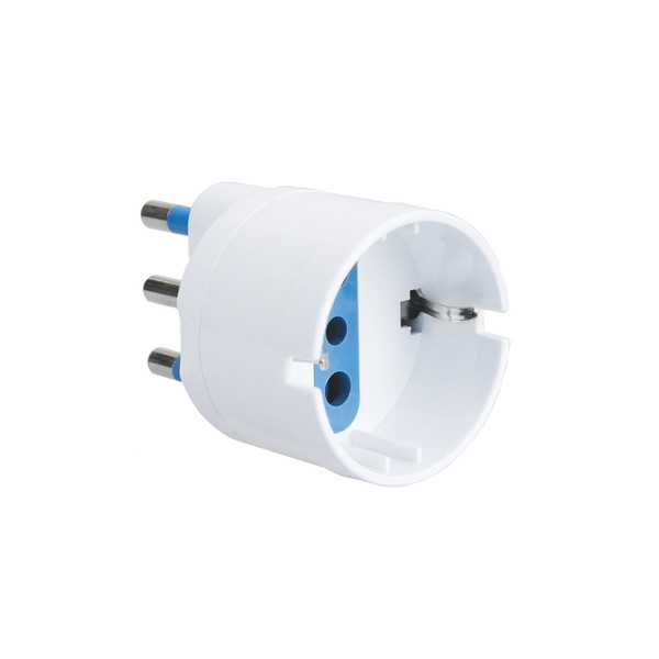 Vultech AT-01 Type L (IT) Type F (Schuko) White power plug adapter
