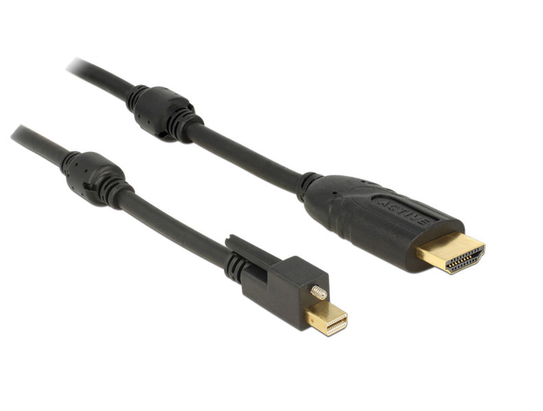 DeLOCK 83729 1m Mini DisplayPort HDMI video cable adapter