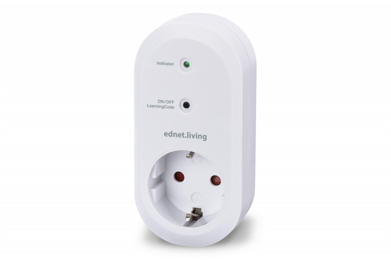 Ednet .living Smart Plug Weiß Smart Plug