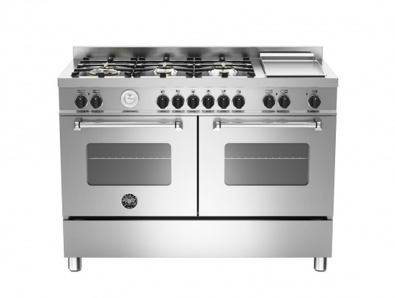 Bertazzoni MAS120 6G MFE D XT Freestanding Gas hob A Stainless steel cooker