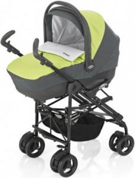 Brevi 745262 Travel system pram 1место(а) Зеленый, Серый детская коляска