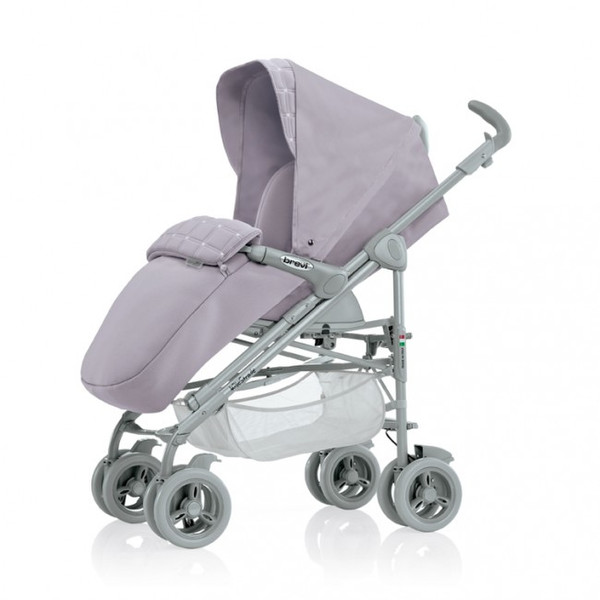 Brevi 751482 Travel system pram 1место(а) Лиловый, Cеребряный детская коляска