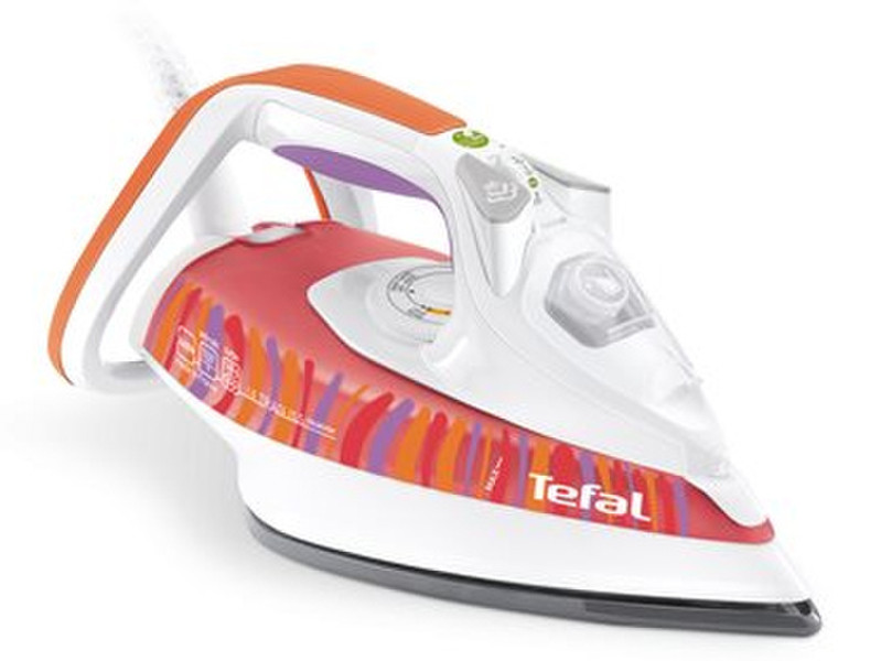 Tefal FV4687 Dry & Steam iron 2400W Rot, Weiß Bügeleisen