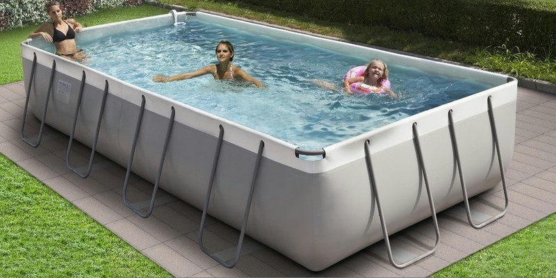 New Plast Kit Pool&Spa 350 Frame Rectangular above ground pool